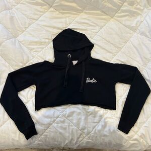 Barbie x Missguided Cropped Hoodie
